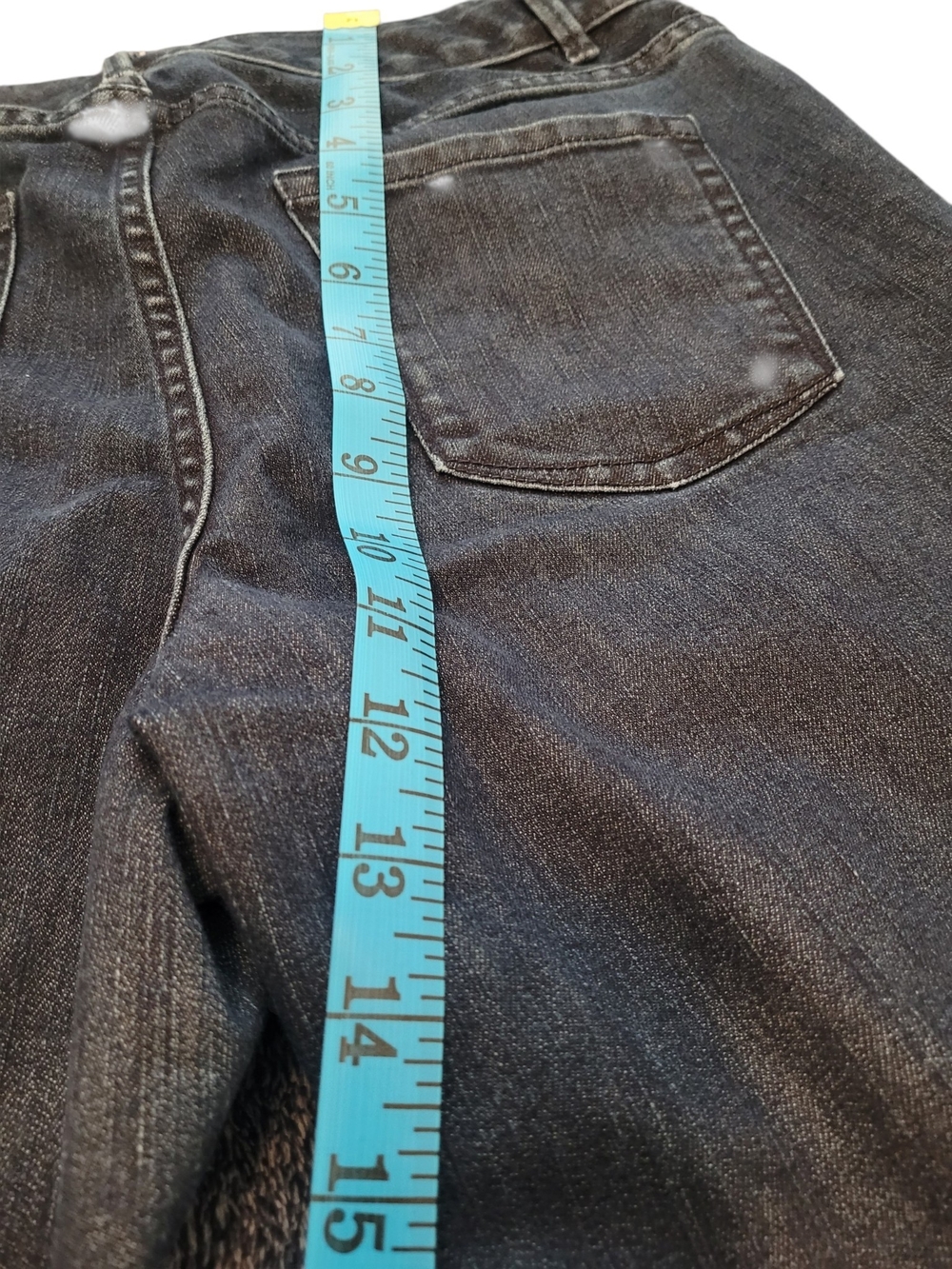 Coldwater Creek Women’s P8 Petite Dark Wash Straight Leg Stretch Jeans - Picture 4 of 11
